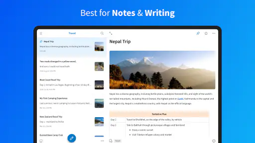 UpNote - 메모, 일기, 할일 screenshot