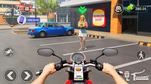 Urban Food Delivery Game screenshot