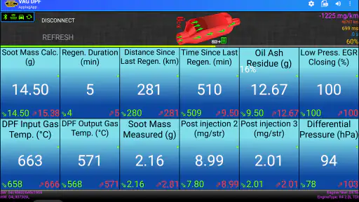 VAG DPF screenshot