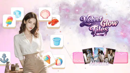 Velvet Glow Tiles screenshot