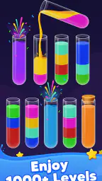 Water Sort! 컬러 로직 퍼즐 screenshot
