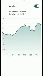 Wavelet: headphone equalizer screenshot
