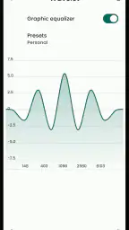 Wavelet: headphone equalizer screenshot