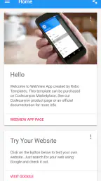 WebView App screenshot