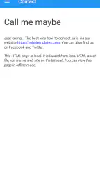 WebView App screenshot