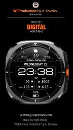 WFP 237 Digital watch face screenshot
