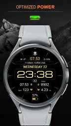 WFP 237 Digital watch face screenshot