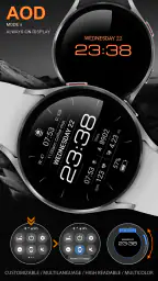 WFP 237 Digital watch face screenshot