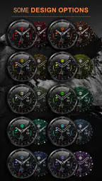 WFP 307 Modern watch face screenshot