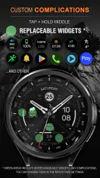 WFP 307 Modern watch face screenshot