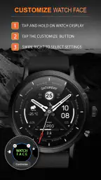 WFP 307 Modern watch face screenshot