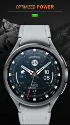 WFP 307 Modern watch face screenshot