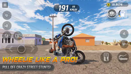 Wheelie Master: Moto Ride 3D screenshot