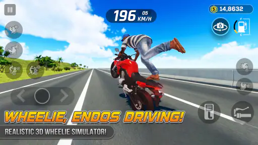Wheelie Master: Moto Ride 3D screenshot
