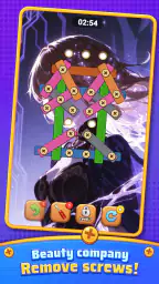 Wood Screw Lovely Puzzle screenshot