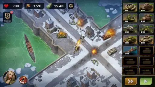 WWII 디펜스: RTS 육군 전략 screenshot