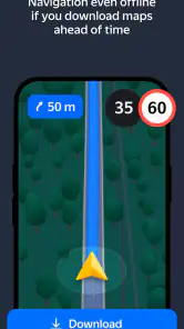 Yandex Navigator screenshot
