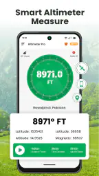 고도계: 기압계 나침반 screenshot