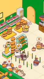고양이 스낵바 : 힐링 시뮬레이션 게임 screenshot