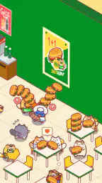 고양이 스낵바 : 힐링 시뮬레이션 게임 screenshot