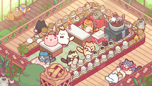 고양이 스낵바 : 힐링 시뮬레이션 게임 screenshot