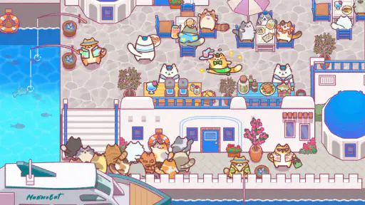 고양이 스낵바 : 힐링 시뮬레이션 게임 screenshot