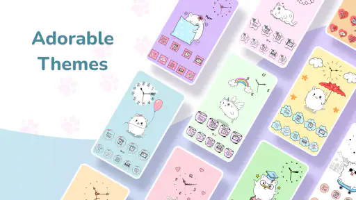 귀여운 고양이 전화 테마 screenshot