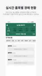 농산물경매가격 - 실시간 경매 정보 한눈에 screenshot