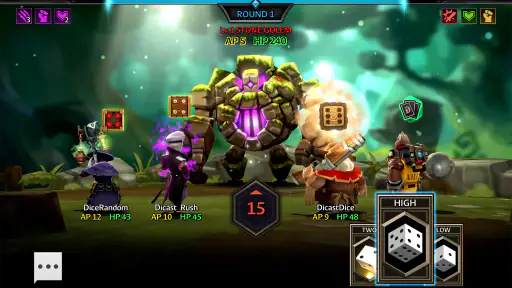다이캐스트: 혼돈의 법칙 - 주사위 배틀 RPG screenshot