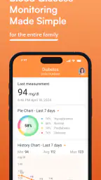 당뇨병 혈당 일지 screenshot