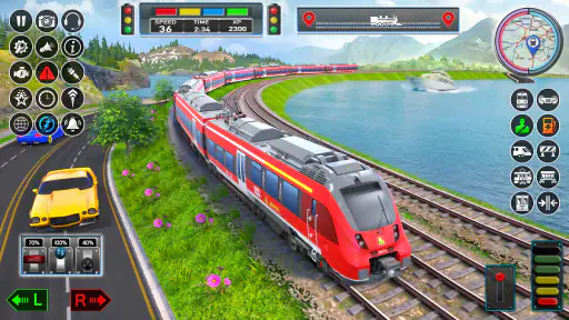 도시 기차 게임 3D 기차 게임 screenshot