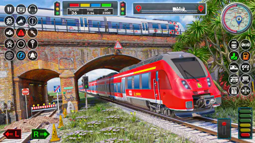 도시 기차 게임 3D 기차 게임 screenshot