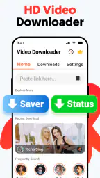 동영상 다운로더: 동영상 저장 그리 사진 screenshot