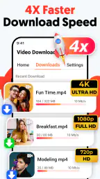 동영상 다운로더: 동영상 저장 그리 사진 screenshot
