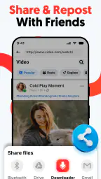 동영상 다운로더: 동영상 저장 그리 사진 screenshot