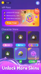 러닝 볼: 음악 색상 댄스 screenshot