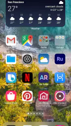 런처 iOS 17 Lite screenshot