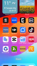 런처 iOS 26 screenshot