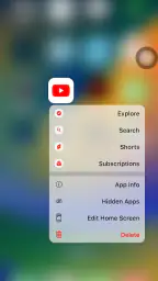 런처 iOS 26 screenshot