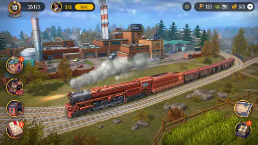 레일로드 엠파이어: 3D 기차 게임 screenshot