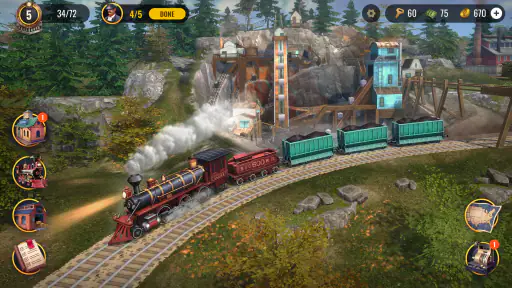 레일로드 엠파이어: 3D 기차 게임 screenshot