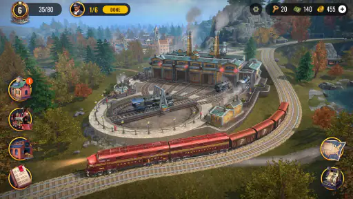 레일로드 엠파이어: 3D 기차 게임 screenshot