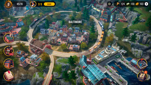 레일로드 엠파이어: 3D 기차 게임 screenshot