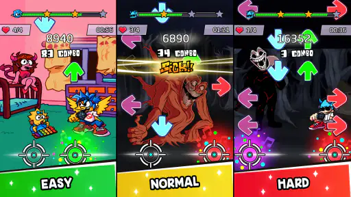리듬 슈터 나이트: 랩 배틀 screenshot