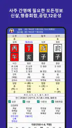 만세력 천을귀인 - 정통 만세력 & AI 사주 프롬프트 screenshot
