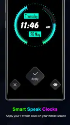 말하기 시계 스마트 시계 AOD screenshot