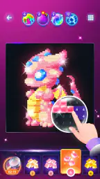 매직 다이아몬드 페인팅 / 픽셀아트 색칠 게임 screenshot