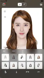 문장가 - 헤어스타일 및 헤어 컬러 시뮬레이션 & 안경 screenshot