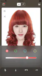 문장가 - 헤어스타일 및 헤어 컬러 시뮬레이션 & 안경 screenshot