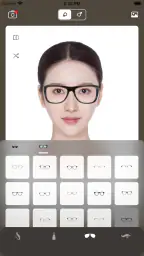 문장가 - 헤어스타일 및 헤어 컬러 시뮬레이션 & 안경 screenshot